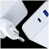 3MK FlowPower 45W PD 3.0 QC4+ cargador GaN blanco