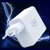 3MK FlowPower 45W PD 3.0 QC4+ cargador GaN blanco