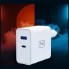 3MK FlowPower 45W PD 3.0 QC4+ cargador GaN blanco