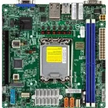Supermicro MBD-X13SCL-IF-B placa base Mini-ATX Intel Xeon E-2400 LGA1700 chipset C262 DDR5 USB 3.2 Gen 1 Gigabit LAN gráficos integrados