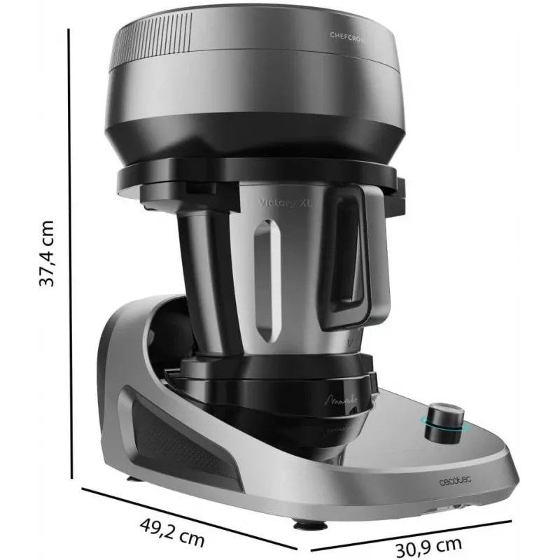 Cecotec Mambo CooKing Victory robot de cocina multifunción 1700 W 4,5 L negro/gris