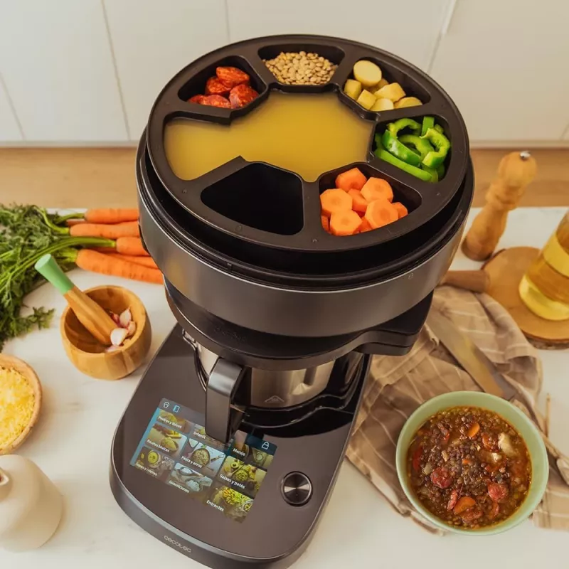 Cecotec Mambo CooKing Victory robot de cocina multifunción 1700 W 4,5 L negro/gris