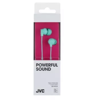 JVC HA-FX10 auriculares in-ear con cable azul claro