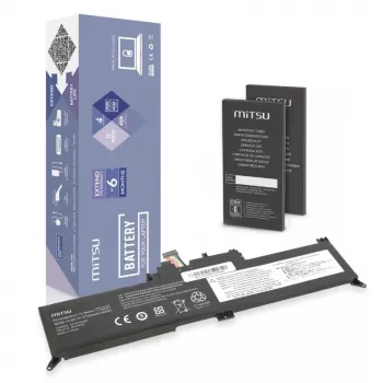 MITSU batería de portátil 2700mAh 14,8V (40Wh) 4 celdas Li-Ion para Lenovo ThinkPad Yoga 260 370 X380 - negra