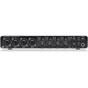 Behringer UMC404HD Interfaz de audio USB 4x4 24-bit/192 kHz con previos MIDAS
