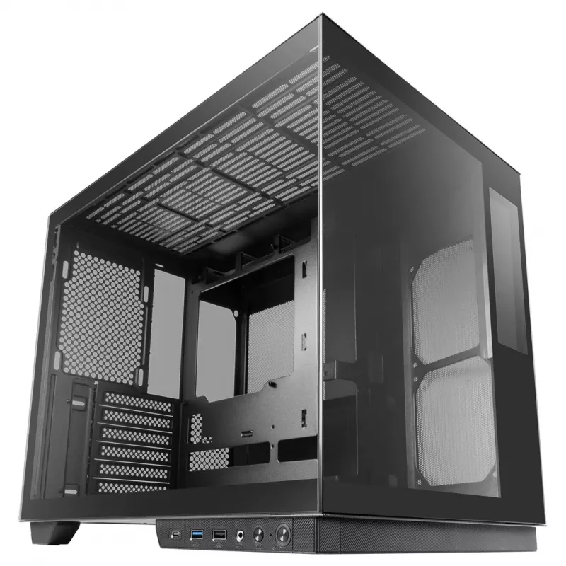 Tacens Mars Gaming MCMIRAGE Caja de ordenador semitorre Negra