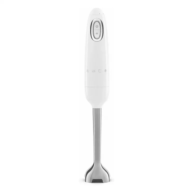 SMEG HBF03WHEU Batidora de mano, 700 W, brazo batidor de acero inoxidable, Blanca