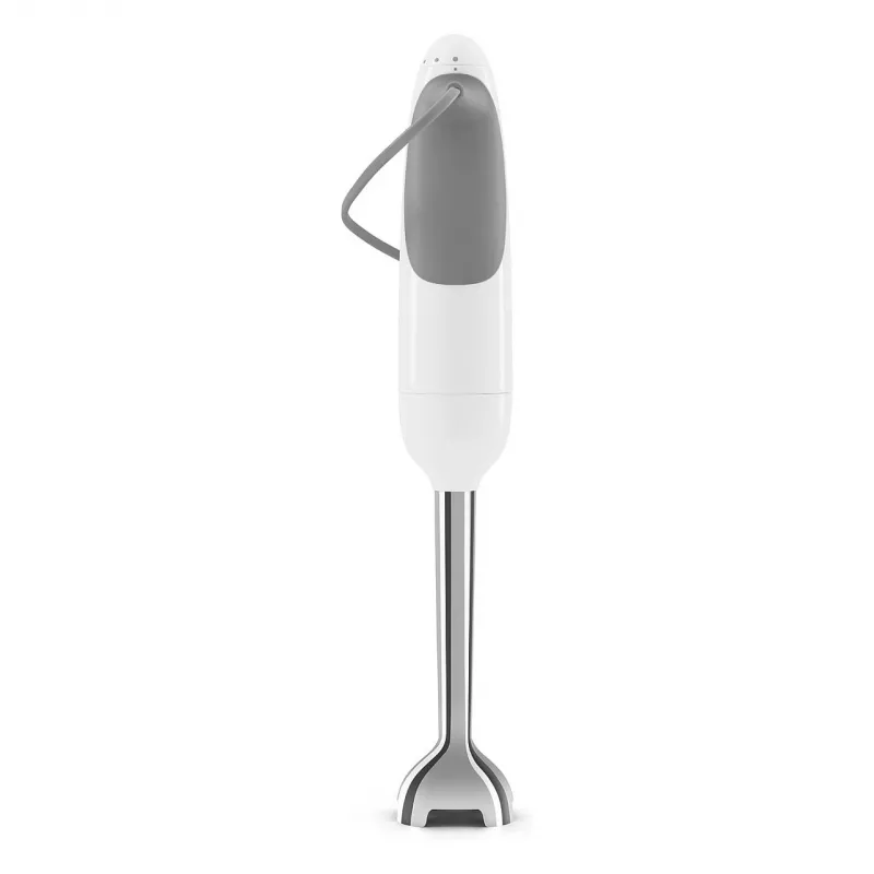SMEG HBF03WHEU Batidora de mano, 700 W, brazo batidor de acero inoxidable, Blanca