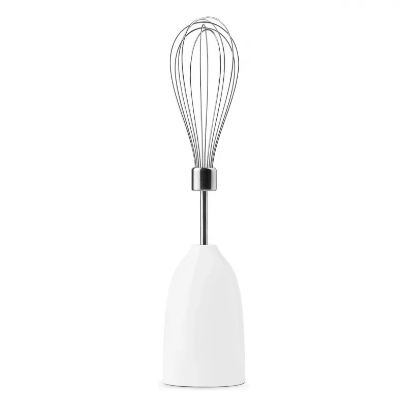 SMEG HBF03WHEU Batidora de mano, 700 W, brazo batidor de acero inoxidable, Blanca