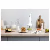 SMEG HBF03WHEU Batidora de mano, 700 W, brazo batidor de acero inoxidable, Blanca
