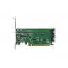ICY DOCK EXLink MB308A Tarjeta adaptadora PCIe 4.0 x16 NVMe con 2 conectores SlimSAS 8i (SFF-8654) y Redriver