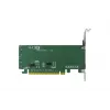 ICY DOCK EXLink MB308A Tarjeta adaptadora PCIe 4.0 x16 NVMe con 2 conectores SlimSAS 8i (SFF-8654) y Redriver