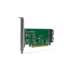 ICY DOCK EXLink MB308A Tarjeta adaptadora PCIe 4.0 x16 NVMe con 2 conectores SlimSAS 8i (SFF-8654) y Redriver