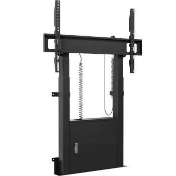 ONKRON FPRO2L-30-B Soporte de suelo móvil para televisores de 55-100 pulgadas, Negro