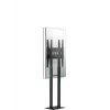 ONKRON FPRO2L-20-B Carro de TV móvil para televisores de 55-100 pulgadas, Negro