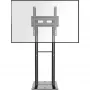 ONKRON FPRO2L-20-B Carro de TV móvil para televisores de 55-100 pulgadas, Negro