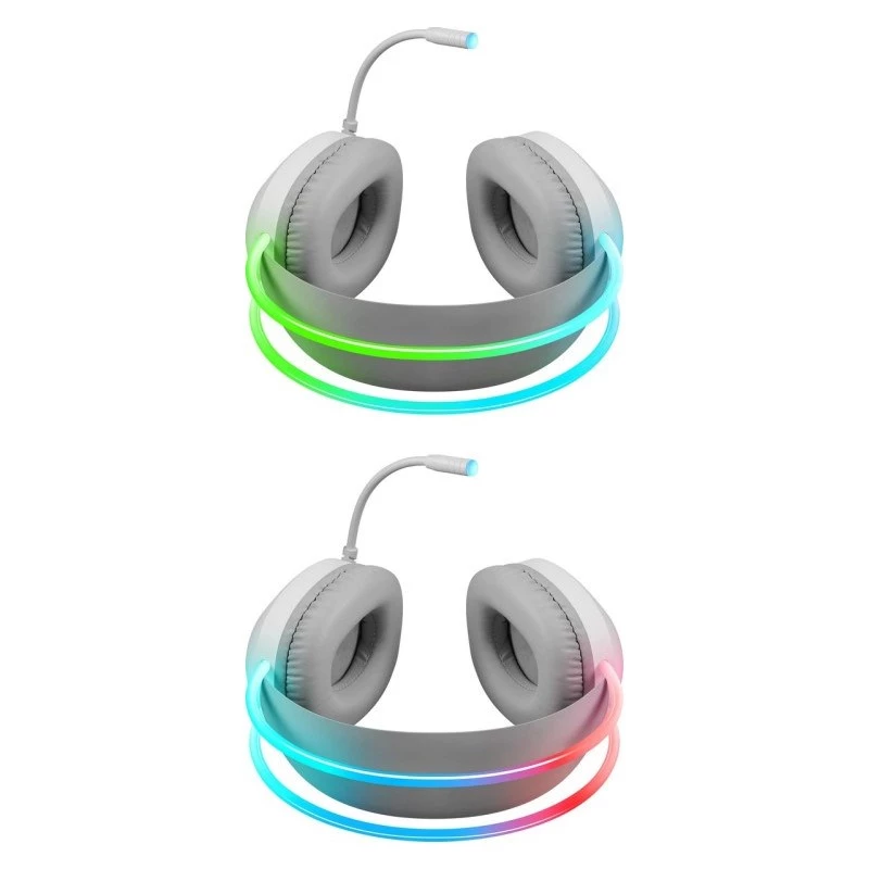 Defender Eclipse RGB Auriculares gaming Blanco