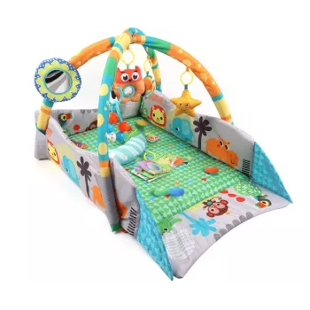 MILLY MALLY Manta de juego 4 en 1 jungla, piscina seca, parque