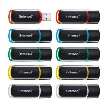 Intenso Business Line 8GB USB 2.0 Memoria flash pack de 10 (colores surtidos)
