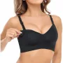 MOMCOZY YN21 Sujetador de lactancia Negro S