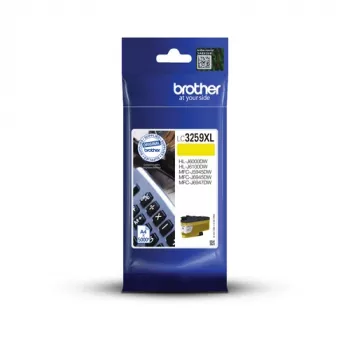 Brother LC3259XLYP Cartucho de tinta amarillo de rendimiento extra alto (5000 páginas) - Original
