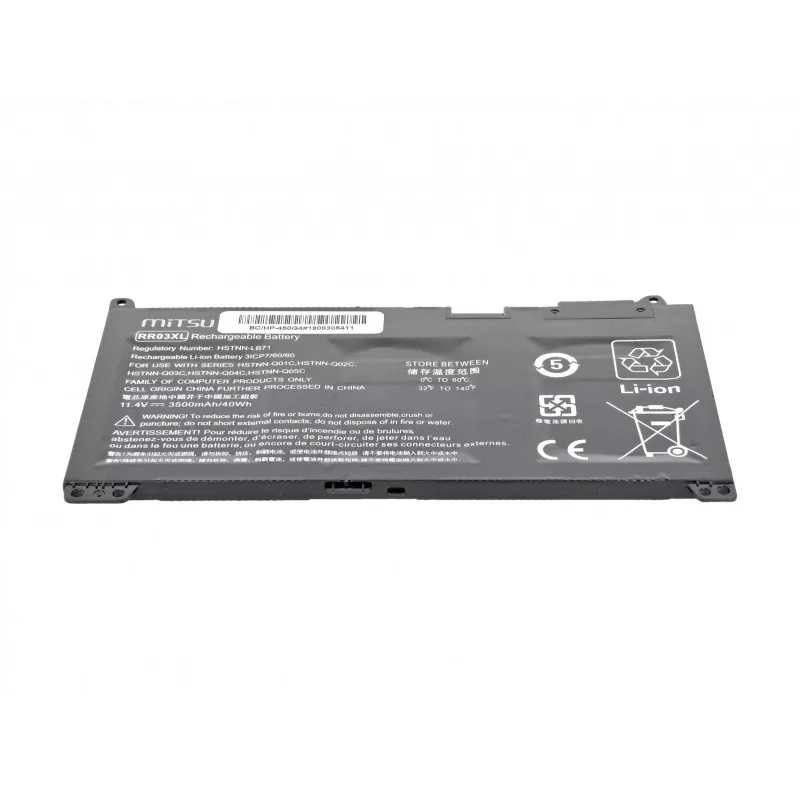 MITSU Batería para HP 450 G4, 470 G4 3500 mAh (40 Wh) 11,4 Voltios