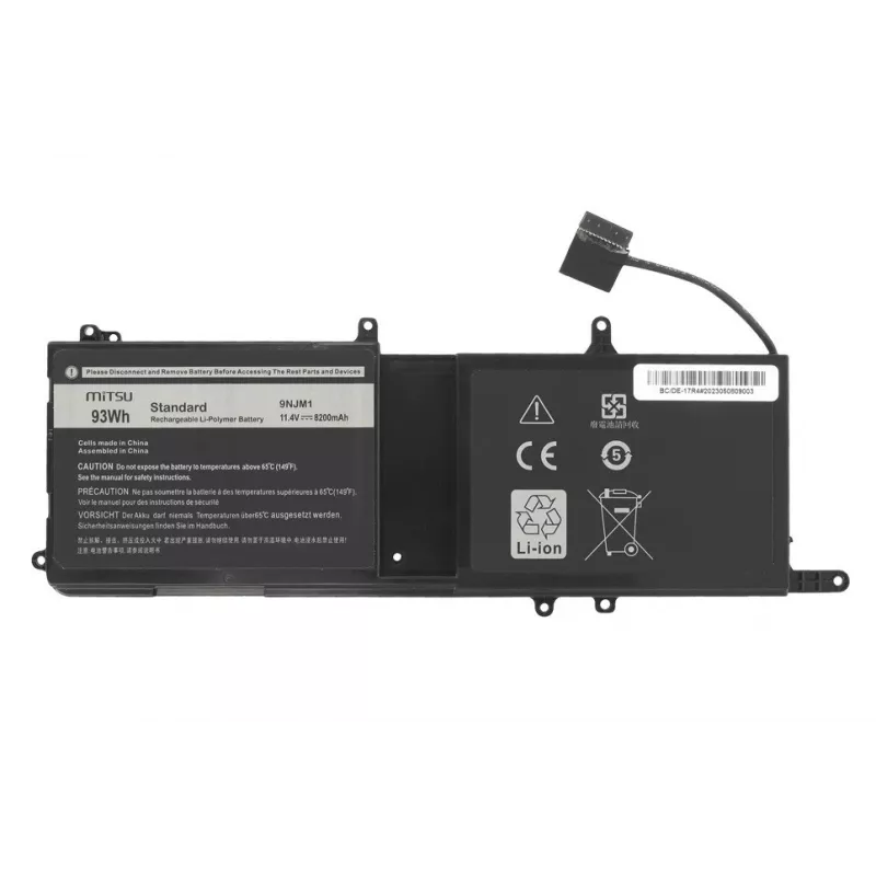 MITSU Batería de portátil para Dell Latitude 3410, 3510, Inspiron 5401, 5402, 5501, 5502, 5505 - 3600mAh, 11,4V, 41Wh, Li-Ion