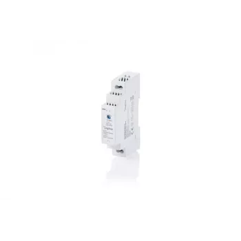 DIGITUS Fuente de alimentación para carril DIN 12V / 1,25A / 15W Step-Shape (Ultra-Slim, Class II)