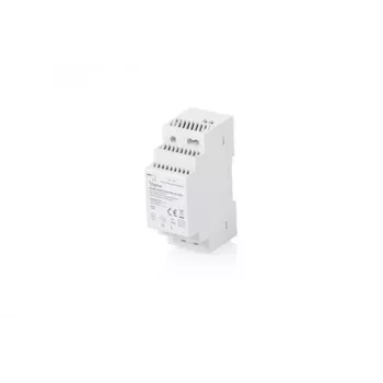DIGITUS Fuente de alimentación para carril DIN 12V/2A/24W Step-Shape, Slim, Enclosed Type, Ideal para sensores