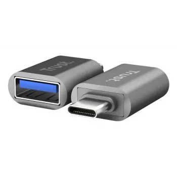 Trust Calyx adaptador de USB-C a USB-A, pack de 2