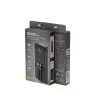 Gembird PB10-PD20-LCD-01 Batería externa con cables integrados, carga rápida 20W, 10000 mAh, Negro