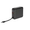 Gembird PB10-WPC15-LCD-01 Batería externa de carga rápida con cargador inalámbrico, 20 W, 10000 mAh, Negro
