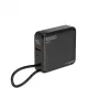 Gembird PB10-WPC15-LCD-01 Batería externa de carga rápida con cargador inalámbrico, 20 W, 10000 mAh, Negro