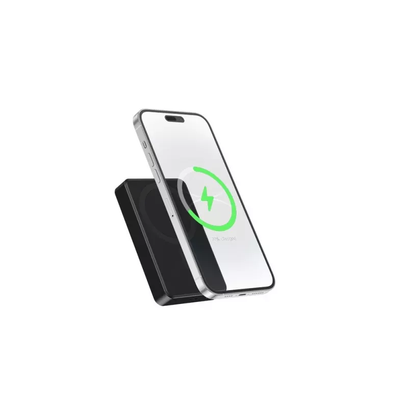 Gembird PB10-WPC15M-01 Batería externa inalámbrica magnética 15W, 10000 mAh, Negro