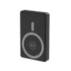 Gembird PB10-WPC15M-LCD-01 Batería externa inalámbrica magnética con LCD, 15W, 10000 mAh, Negro