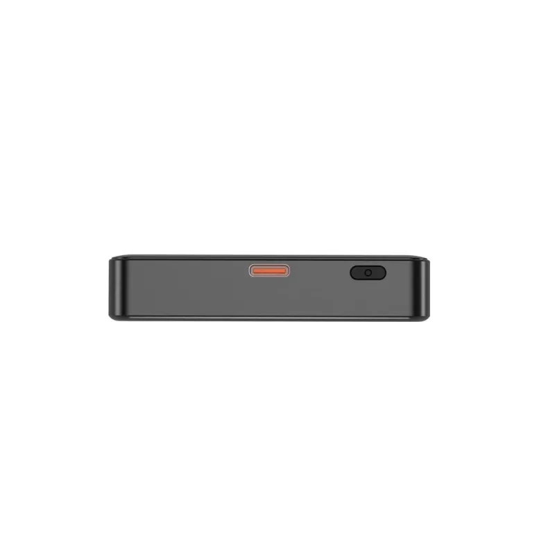 Gembird PB10-WPC15M-LCD-01 Batería externa inalámbrica magnética con LCD, 15W, 10000 mAh, Negro