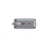 Gembird PB20-PD65-LCD-01 Batería externa de carga rápida con cables integrados, 65W, 20000 mAh, Negro