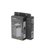 Gembird PB20-PD65-LCD-01 Batería externa de carga rápida con cables integrados, 65W, 20000 mAh, Negro