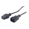 APC Cable de alimentación - IEC 60320 C19 a IEC 60320 C20, 2,5 m, Negro