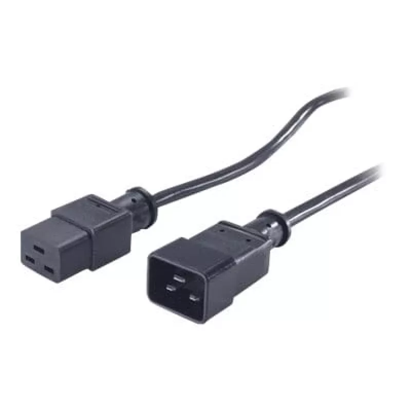 APC Cable de alimentación - IEC 60320 C19 a IEC 60320 C20, 2,5 m, Negro