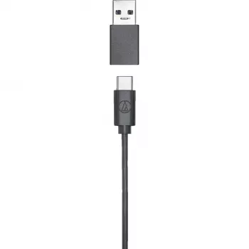 Audio-Technica ATR4750-USB Micrófono de condensador negro USB-C USB-A