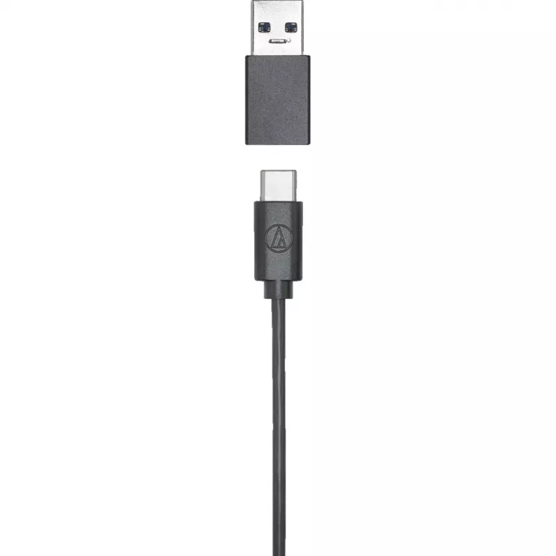 Audio-Technica ATR4750-USB Micrófono de condensador negro USB-C USB-A
