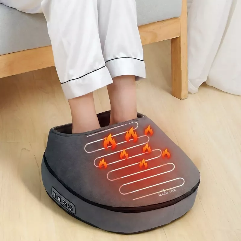 Media-Tech MT6541 Masajeador de pies con calor, shiatsu y compresión de aire