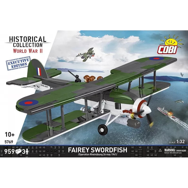 COBI KLOCKI Bloques de construcción Fairey Swordfish Executive Edition 959 piezas