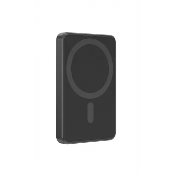 Gembird PB05-WPC15M-01 Batería externa inalámbrica magnética 15W, 5000mAh, negra