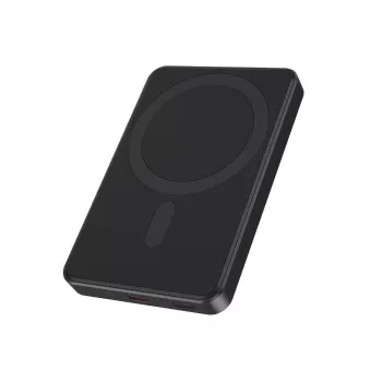 Gembird PB05-WPC15M-01 Batería externa inalámbrica magnética 15W, 5000mAh, negra