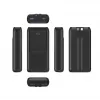 Gembird PB20-PD20-LCD-01 Batería externa de carga rápida con cables integrados, 20 W, 20000 mAh, negra