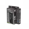 Gembird PB20-PD20-LCD-01 Batería externa de carga rápida con cables integrados, 20 W, 20000 mAh, negra