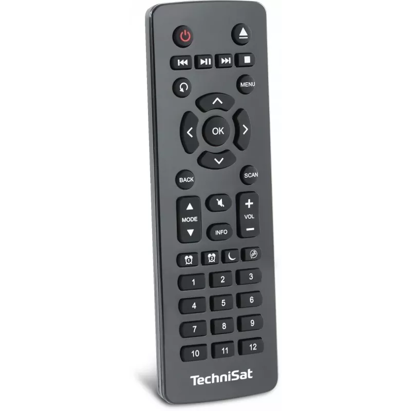 TechniSat DIGITRADIO 602 Radio DAB+/FM/Internet con Bluetooth, reproductor de CD y base de carga Qi - antracita/plata