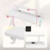Huzaro Hero 1.9 RGB Escritorio gaming blanco